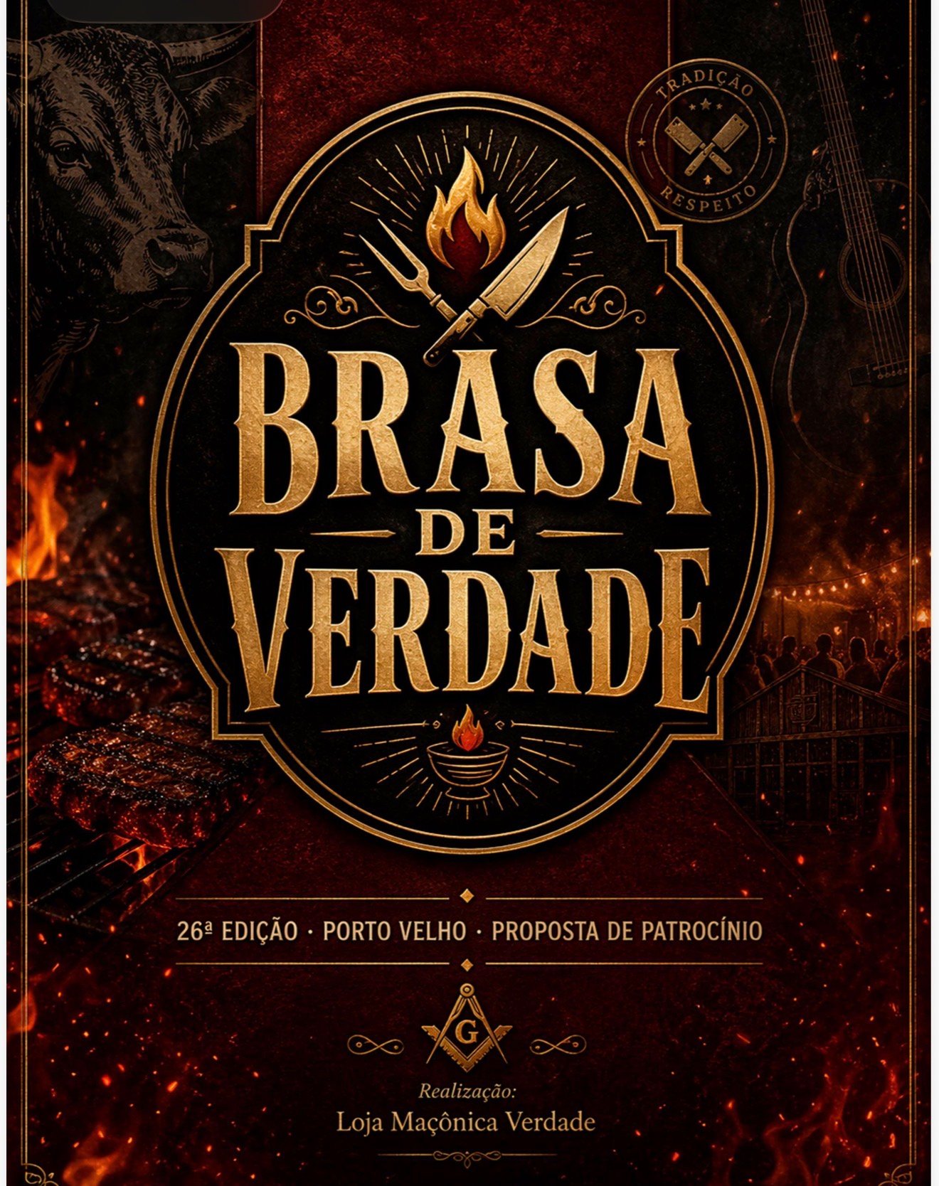 Almoço 26 edição - Brasa de verdade